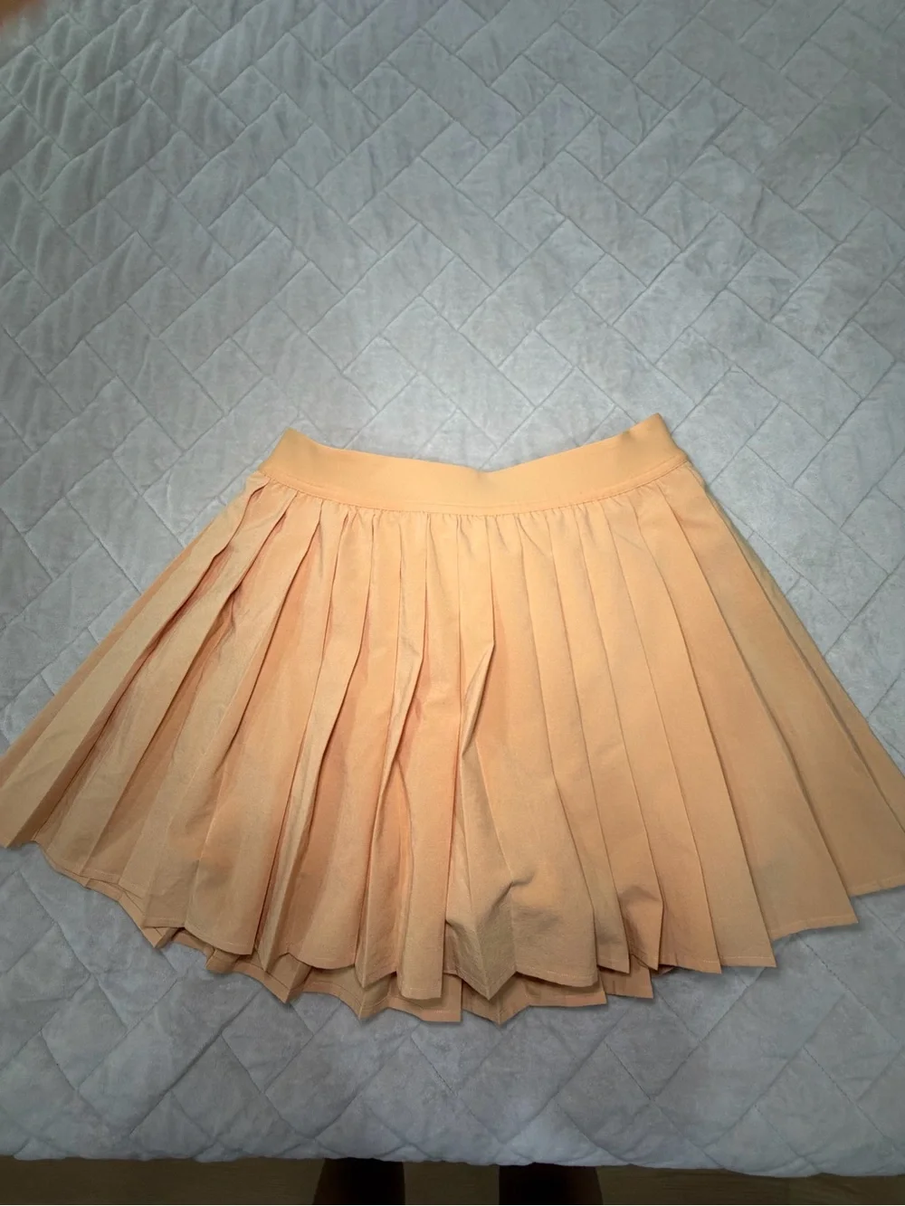 lululemon athletica Peach Pleated Skater Skirt